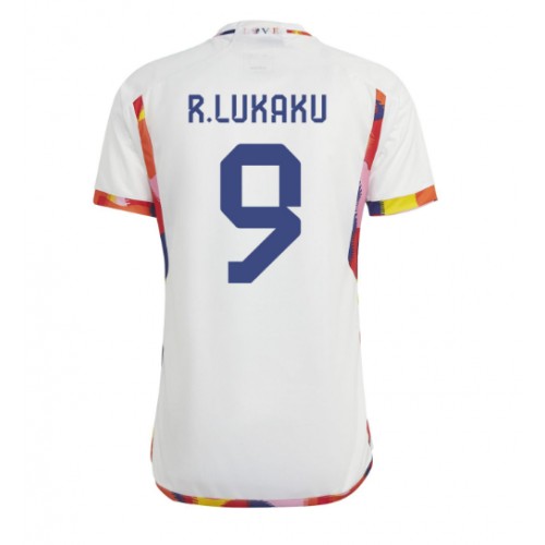 Belgien Romelu Lukaku #9 Udebanetrøje VM 2022 Kort ærmer